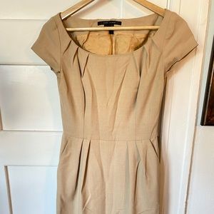 Zara Fitted Work Dress with Pleats - Business